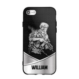 Personalized Soldier/ Veteran Phonecase 3D Printed 23JAN-HY11