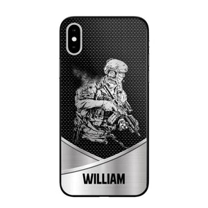 Personalized Soldier/ Veteran Phonecase 3D Printed 23JAN-HY11