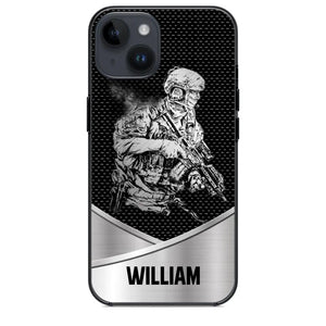 Personalized Soldier/ Veteran Phonecase 3D Printed 23JAN-HY11