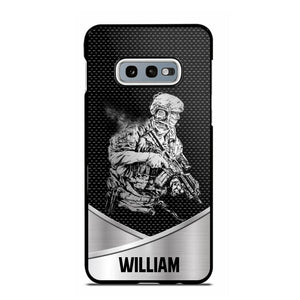 Personalized Soldier/ Veteran Phonecase 3D Printed 23JAN-HY11