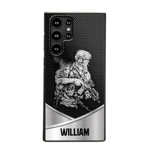 Personalized Soldier/ Veteran Phonecase 3D Printed 23JAN-HY11