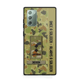 Personalized Australian Soldier/ Veteran Once A Soldier Always A Soldier Phonecase 3D Printed QTDT1101