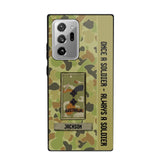 Personalized Australian Soldier/ Veteran Once A Soldier Always A Soldier Phonecase 3D Printed QTDT1101