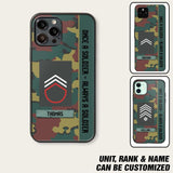 Personalized Belgium Soldier/ Veteran Once A Soldier Always A Soldier Phonecase 3D Printed QTDT1101