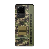 Personalized French Soldier/ Veteran Once A Soldier Always A Soldier Phonecase 3D Printed QTDT1101