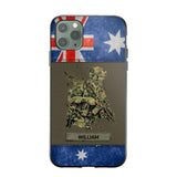 Personalized Australian Soldier/ Veteran Phonecase 3D Printed 23JAN-HY13