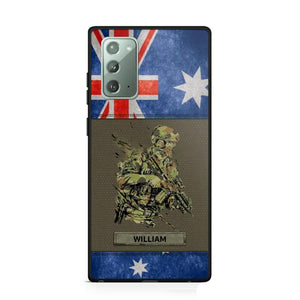 Personalized Australian Soldier/ Veteran Phonecase 3D Printed 23JAN-HY13