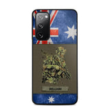 Personalized Australian Soldier/ Veteran Phonecase 3D Printed 23JAN-HY13