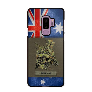 Personalized Australian Soldier/ Veteran Phonecase 3D Printed 23JAN-HY13