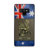 Personalized Australian Soldier/ Veteran Phonecase 3D Printed 23JAN-HY13