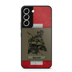 Personalized Swiss Soldier/ Veteran Phonecase 3D Printed 23JAN-HY13