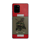 Personalized Swiss Soldier/ Veteran Phonecase 3D Printed 23JAN-HY13