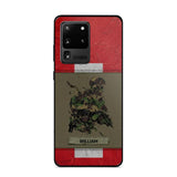 Personalized Swiss Soldier/ Veteran Phonecase 3D Printed 23JAN-HY13