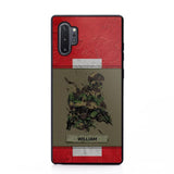 Personalized Swiss Soldier/ Veteran Phonecase 3D Printed 23JAN-HY13