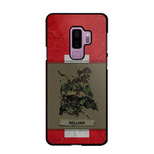 Personalized Swiss Soldier/ Veteran Phonecase 3D Printed 23JAN-HY13