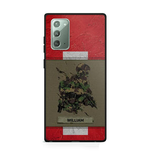 Personalized Swiss Soldier/ Veteran Phonecase 3D Printed 23JAN-HY13