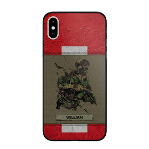 Personalized Swiss Soldier/ Veteran Phonecase 3D Printed 23JAN-HY13