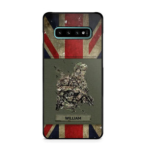 Personalized UK Soldier/ Veteran Phonecase 3D Printed 23JAN-HY13