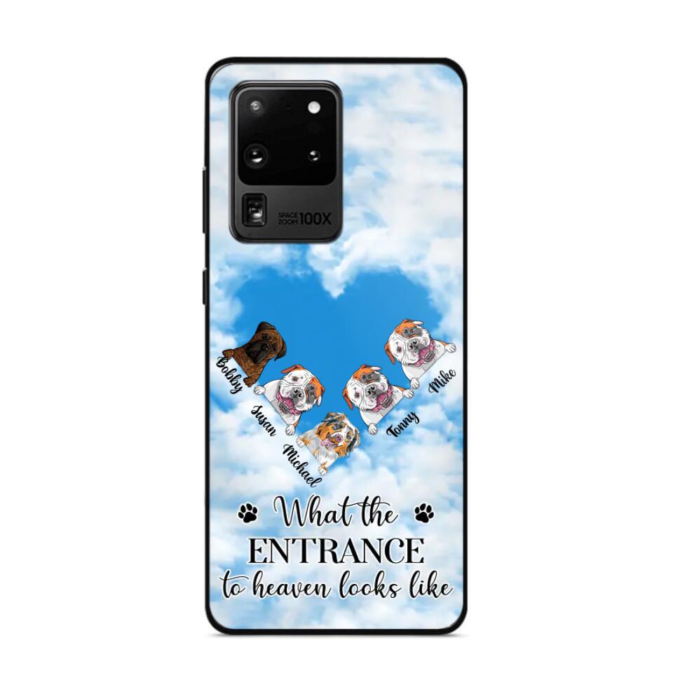 Personalized What The Entrance To Heaven Looks Like Dog Lovers Phonecase 3D Printed PNHY1601