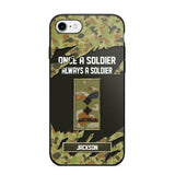 Personalized Australian Soldier/ Veteran Once A Soldier Always A Soldier Phonecase 3D Printed QTHQ1701