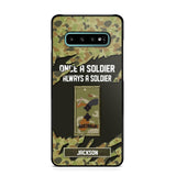 Personalized Australian Soldier/ Veteran Once A Soldier Always A Soldier Phonecase 3D Printed QTHQ1701