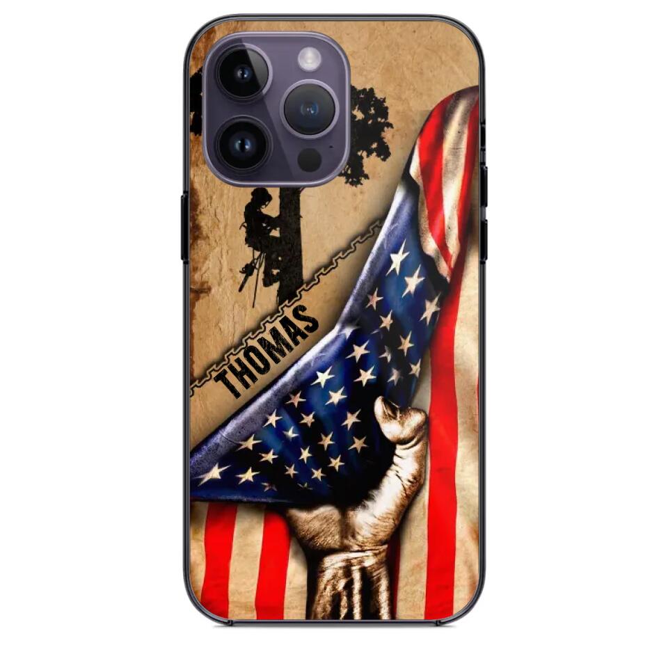 Personalized US Arborist Phonecase Printed 23JAN-DT29