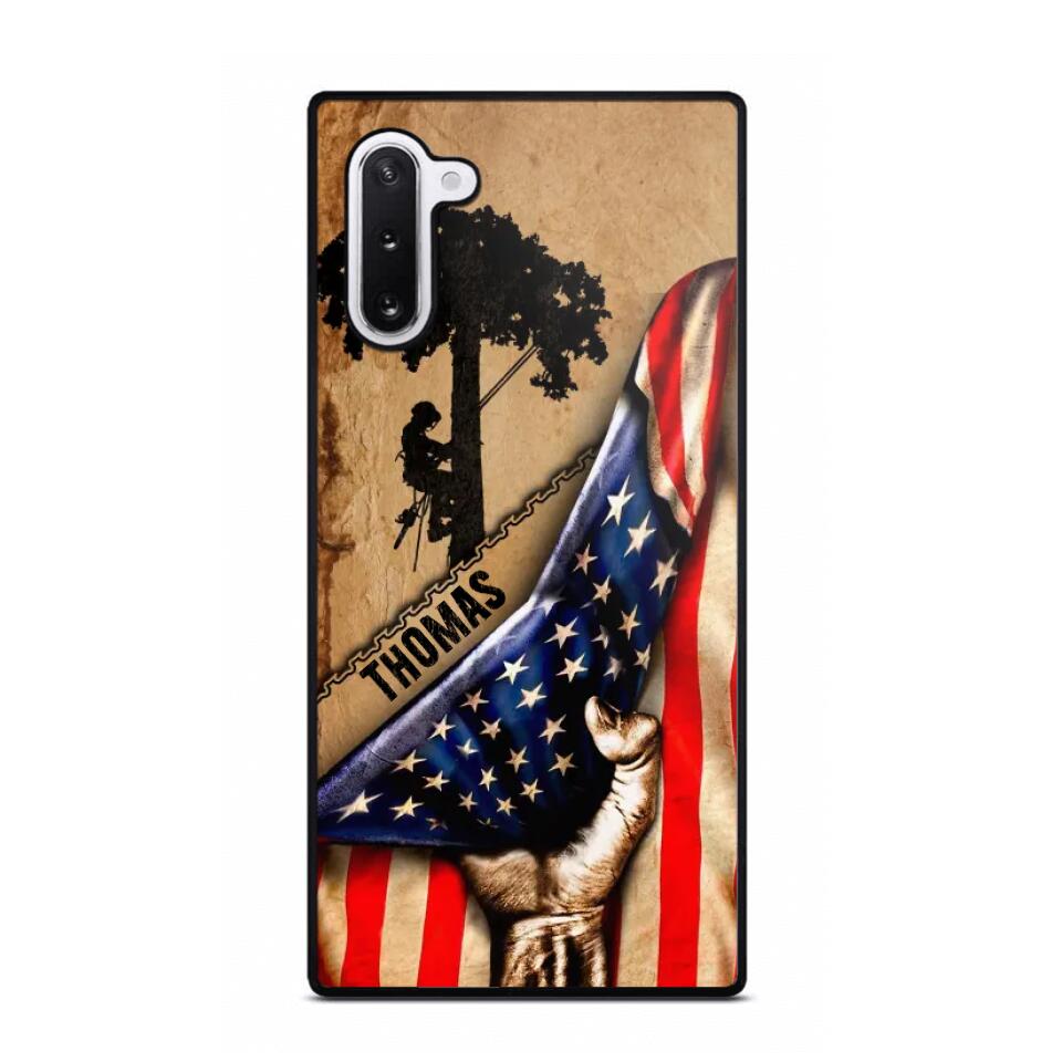 Personalized US Arborist Phonecase Printed 23JAN-DT29