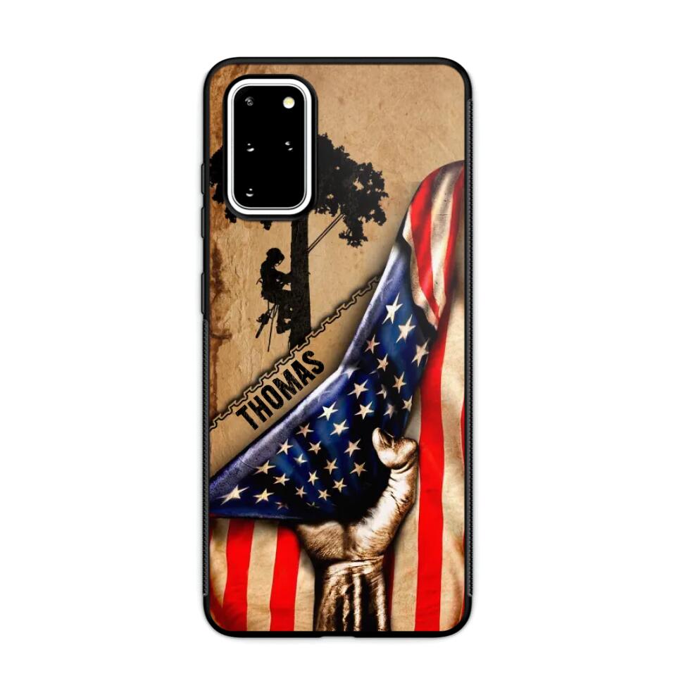 Personalized US Arborist Phonecase Printed 23JAN-DT29