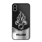 Personalized French Veteran Logo & Tag Name Phonecase Printed 23JAN-VD29