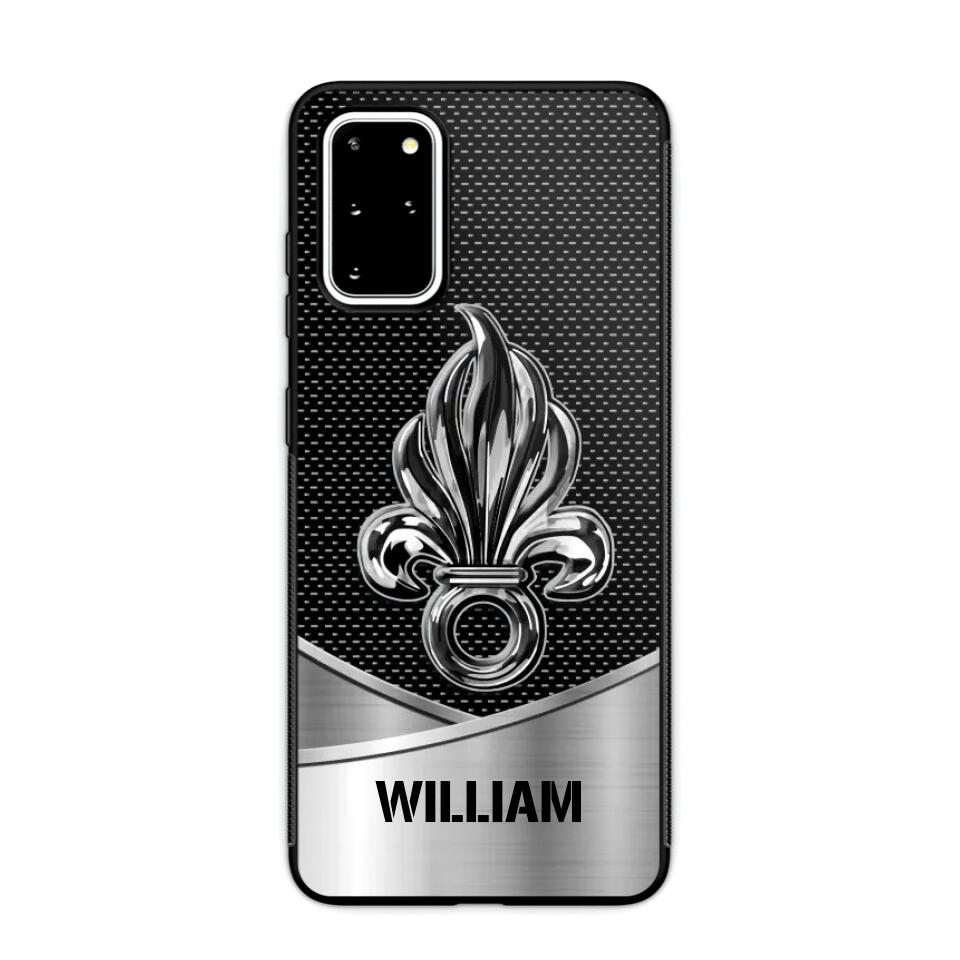 Personalized French Veteran Logo & Tag Name Phonecase Printed 23JAN-VD29