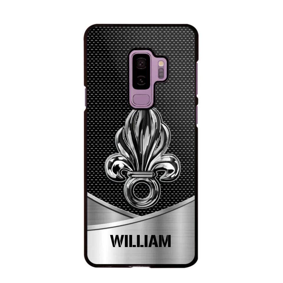 Personalized French Veteran Logo & Tag Name Phonecase Printed 23JAN-VD29