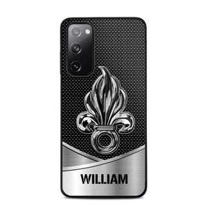 Personalized French Veteran Logo & Tag Name Phonecase Printed 23JAN-VD29