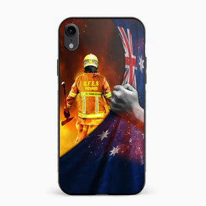 Personalized Australian Firefighter Uniform Flag Phonecase Printed 23FEB-DT01