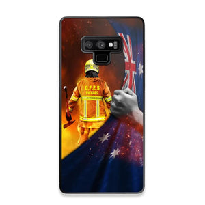 Personalized Australian Firefighter Uniform Flag Phonecase Printed 23FEB-DT01