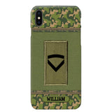 Personalized Norwegian Soldier/Veteran Phonecase Printed 23JAN-DT31