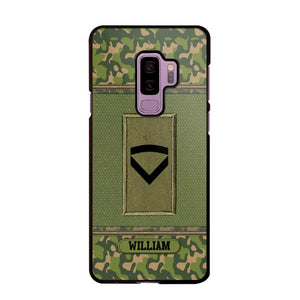 Personalized Norwegian Soldier/Veteran Phonecase Printed 23JAN-DT31