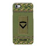 Personalized Norwegian Soldier/Veteran Phonecase Printed 23JAN-DT31