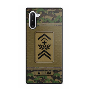 Personalized Swiss Soldier/Veteran Phonecase Printed 23JAN-DT31