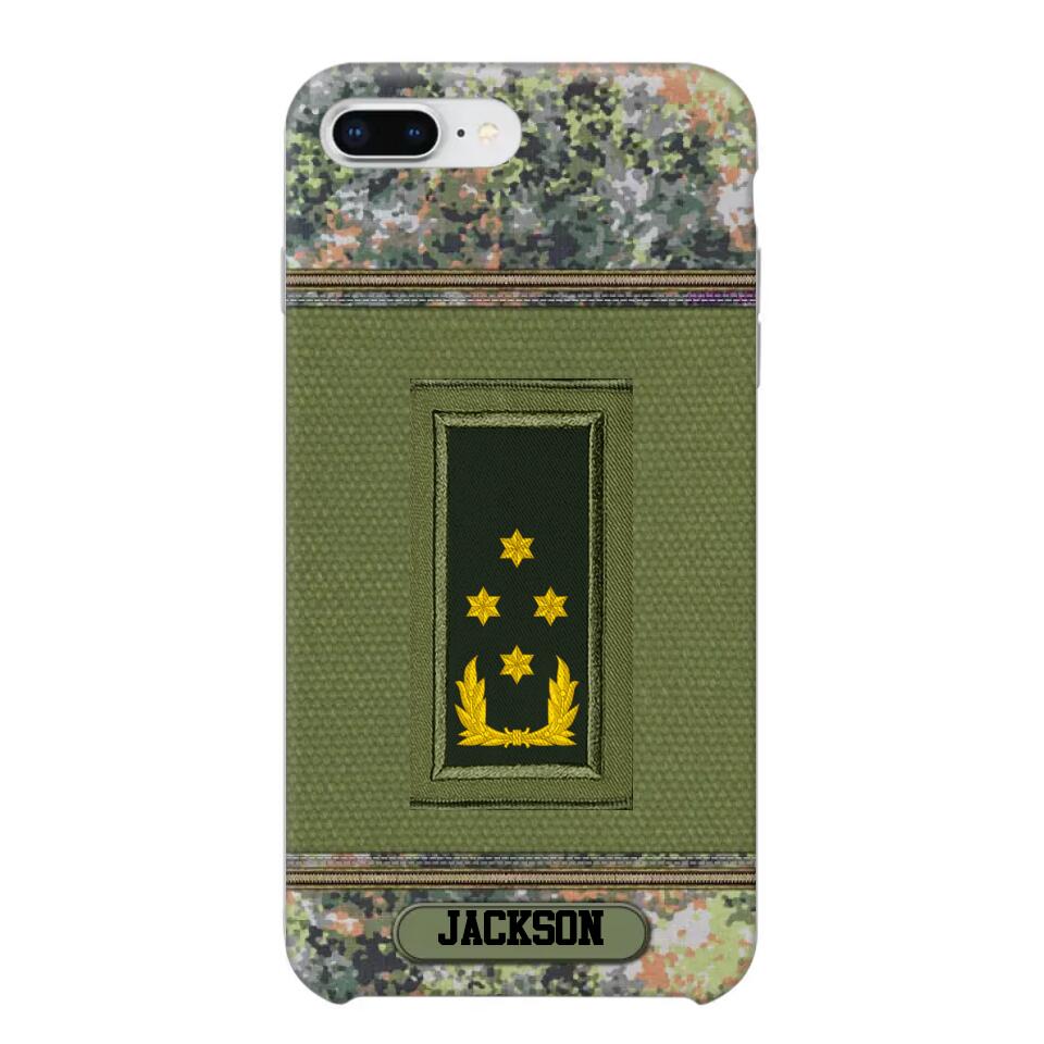 Personalized Netherland Soldier/Veteran Phonecase Printed 23JAN-DT31