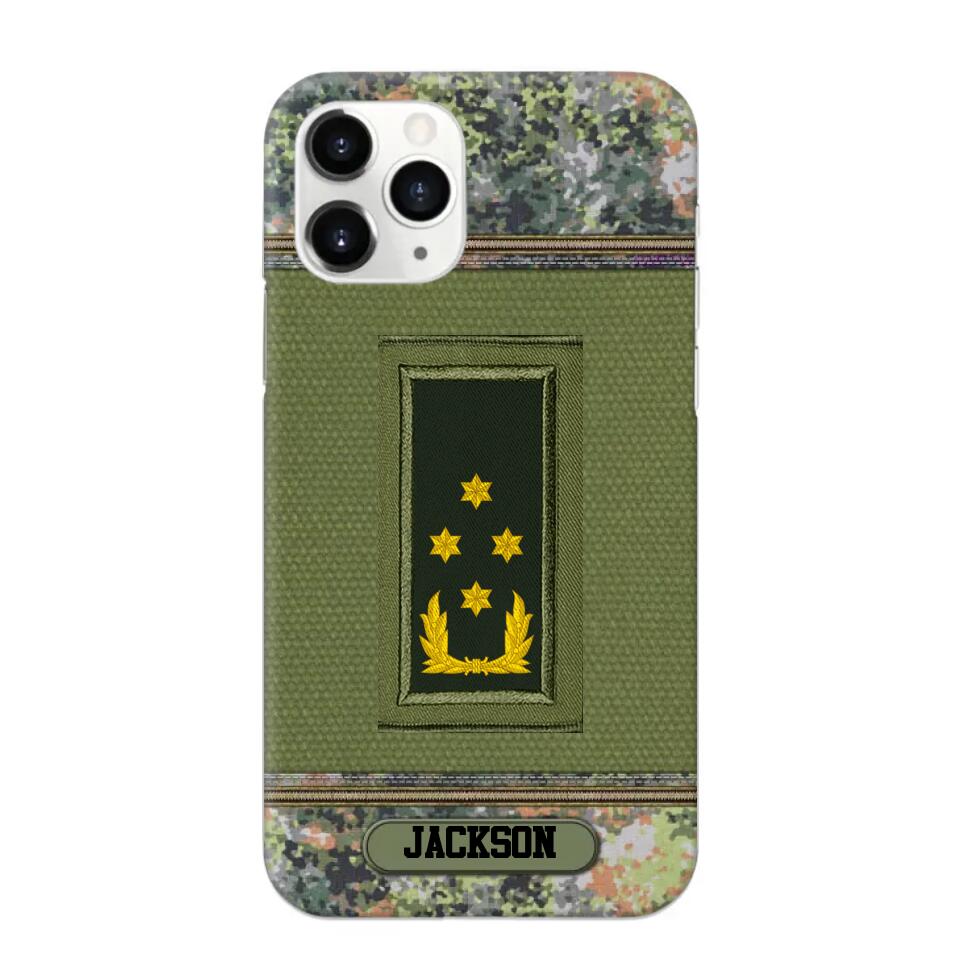 Personalized Netherland Soldier/Veteran Phonecase Printed 23JAN-DT31