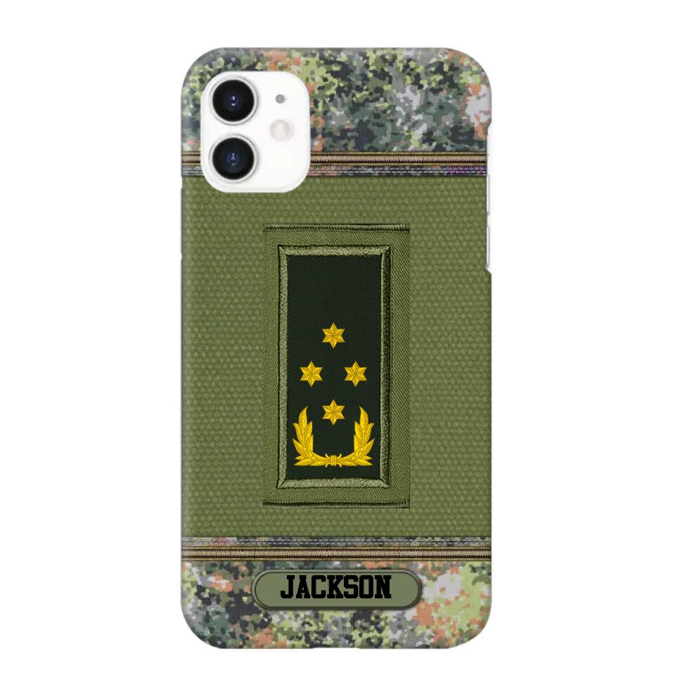 Personalized Netherland Soldier/Veteran Phonecase Printed 23JAN-DT31