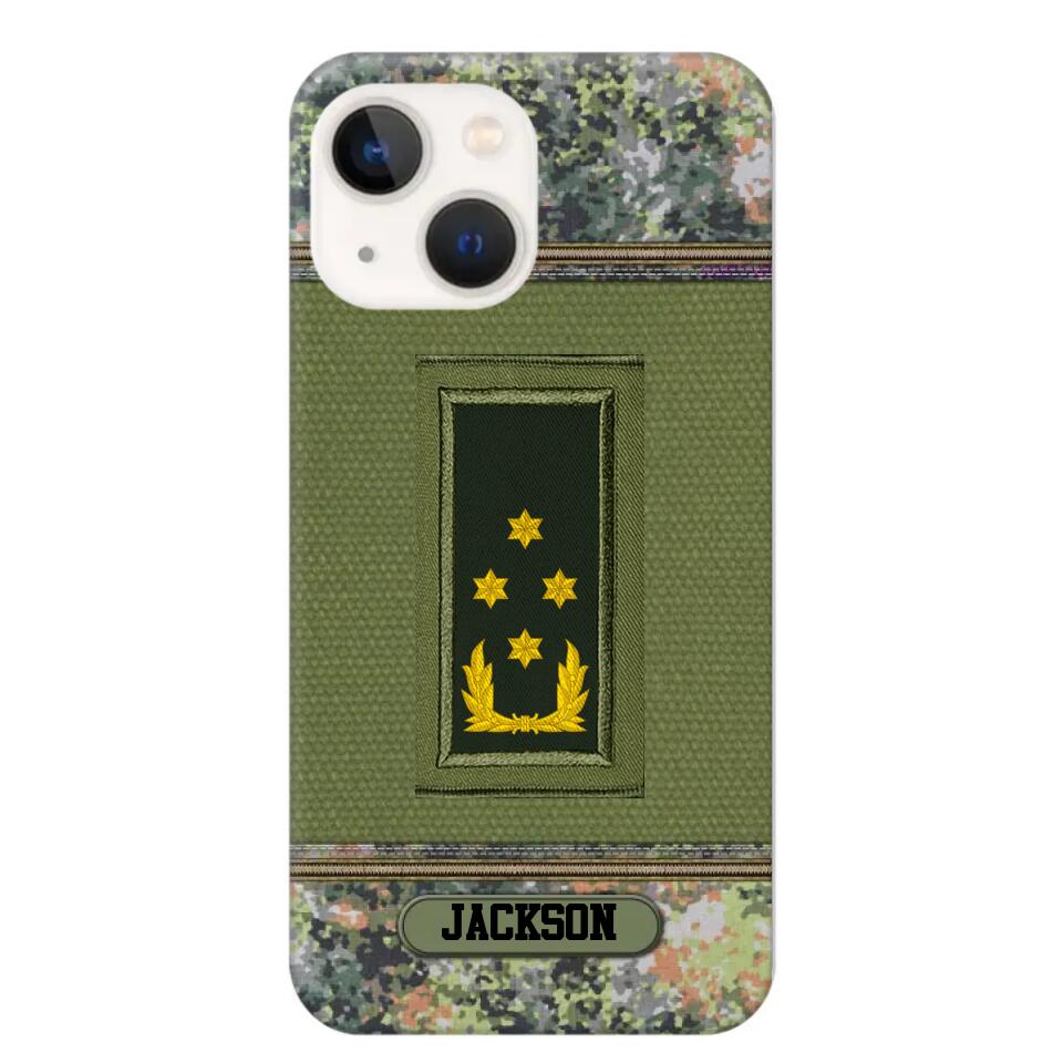 Personalized Netherland Soldier/Veteran Phonecase Printed 23JAN-DT31