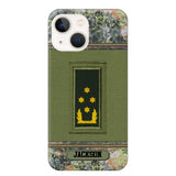 Personalized Netherland Soldier/Veteran Phonecase Printed 23JAN-DT31