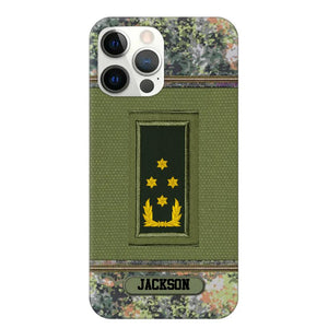 Personalized Netherland Soldier/Veteran Phonecase Printed 23JAN-DT31