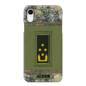 Personalized Netherland Soldier/Veteran Phonecase Printed 23JAN-DT31