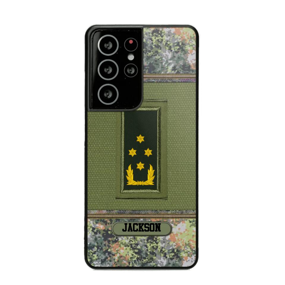 Personalized Netherland Soldier/Veteran Phonecase Printed 23JAN-DT31