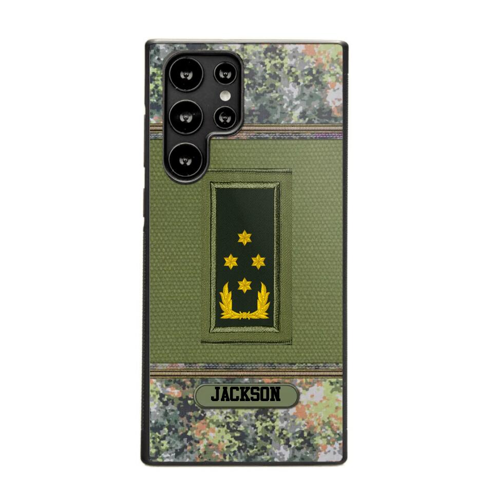 Personalized Netherland Soldier/Veteran Phonecase Printed 23JAN-DT31