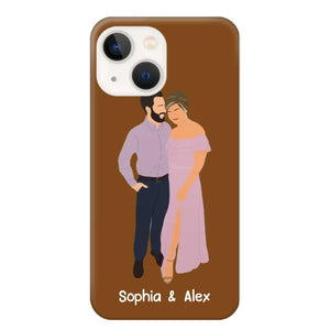 Personalized Your Couple Image Art Phonecase Printed QTVD0202