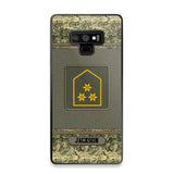 Personalized Austrian Soldier/ Veteran Rank Camo Phonecase Printed 23FEB-DT03