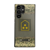 Personalized Austrian Soldier/ Veteran Rank Camo Phonecase Printed 23FEB-DT03